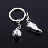 soccer keychain Accessories Small Pendant Sports Hanging Keychain Metal Chain Soccer Shoes Keychain Football Keychain HASHTAG