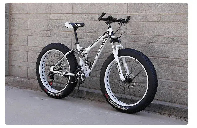 Mountain bike per adulti fuoristrada Beach4.0Pneumatico grande Doppia assorbimento degli urti Bicicletta a velocità variabile per studenti e studentesse My Hashtag Shop