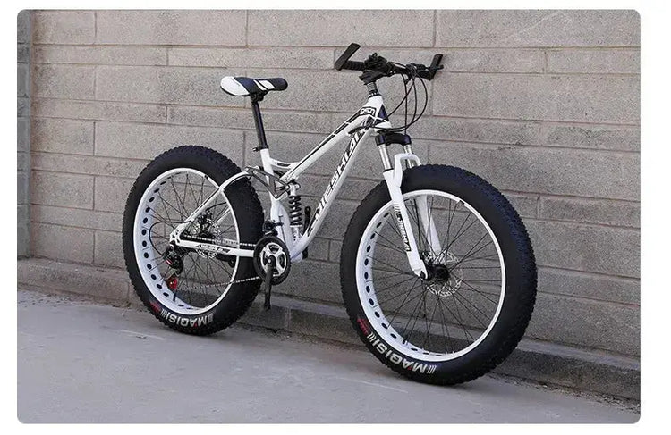 Mountain bike per adulti fuoristrada Beach4.0Pneumatico grande Doppia assorbimento degli urti Bicicletta a velocità variabile per studenti e studentesse My Hashtag Shop