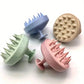 Spazzola per shampoo in silicone Spazzola per massaggio del corpo Spazzola per vasca da bagno Spazzola per doccia Strumento per parrucchiere Pettine per massaggio del cuoio capelluto Pettine per lavaggio dei capelli