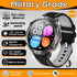 Nuovo Militare T-Rex3 1000mAh Batteria SmartWatch Da Uomo 10ATM Impermeabile GPS Bussola da 1.73 pollici AMOLED Schermo Chiamata Sport Smartwatch My Hashtag Shop
