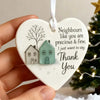 Thank You Gifts for Neighbor Christmas Ornament Old New Neighbor Welcome Gift for Neighbor Birthday Gifts for Moving Neighbor HASHTAG