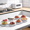 Tabletop Rotating Tray Portable Rotating Tray Simple Folding Tray Home Food Collection Fashionable Minimalist Home Food Tray HASHTAG