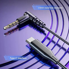 Cuffie da gioco E-Sports Suono surround 7.1 Cuffie stereo Hi-Fi cablate Cuffie da gioco PUBG con doppio microfono in-ear da 3,5 mm/tipo C HASHTAG