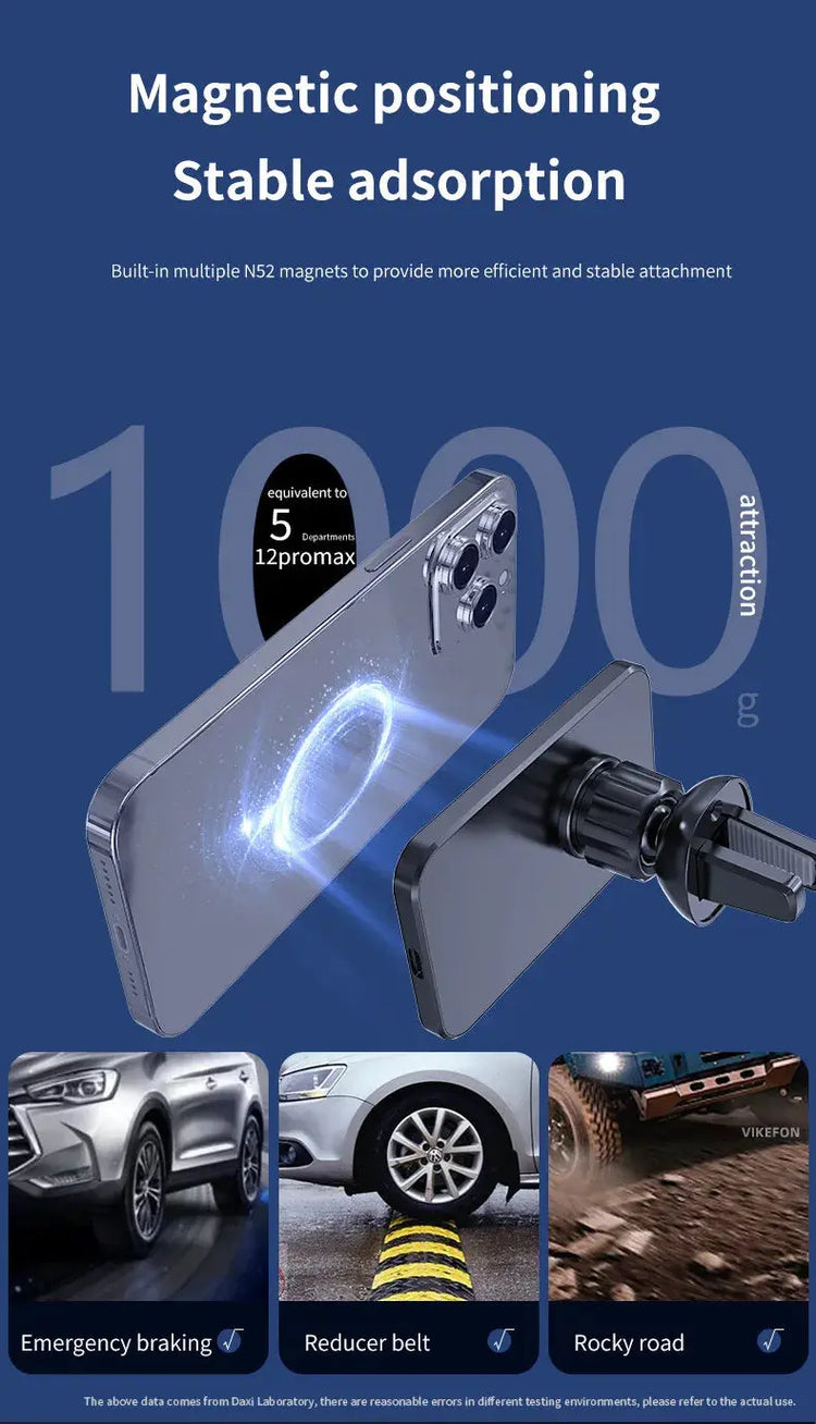 Caricatore wireless per auto magnetico da 30 W per iPhone 15 14 13 12 Pro Max Mini Macsafe Supporto per telefono per auto Supporto per supporto Stazione di ricarica rapida - My Hashtag Shop