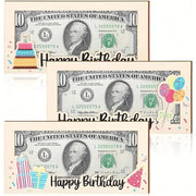 birthday present, suitable for party gifts and decorations, DIY cash envelopes and greeting cards HASHTAG