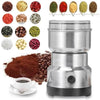 Electric Grinder Four-edged Blade Kitchen Cereals Nuts Beans Spices Grains Grinder Machine Multifunctional Household Coffee Grinder HASHTAG