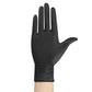 Guanti monouso in nitrile nero per il lavoro Guanti per la pulizia della casa senza lattice Textured Meccanico Tatuaggio Tinture per capelli Bellezza
