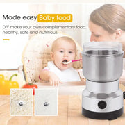 Mini Electric Grinder Household 300ml Ultrafine Baby Food Grinder Coffee Grinder Spice Pepper Mill Grain Mill 2/4 Blades HASHTAG
