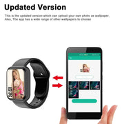 Sport Smartwatch donna bracciale uomo Smart Watch connected Music Control Player Fitness Step Sleep Monitor Y68 D20 sveglia HASHTAG