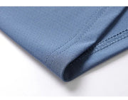 CHRLCK T-shirt da corsa ad asciugatura rapida da uomo T-shirt da pesca da escursionismo traspirante Morbida elasticità Sport all'aria aperta Camicia corta estiva HASHTAG