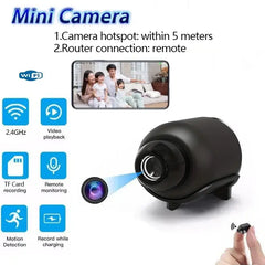 Nuova mini telecamera X5 1080P visione notturna chiara telecamere premium portatili leggere rilevamento del movimento telecamera di sorveglianza WiFi wireless HASHTAG