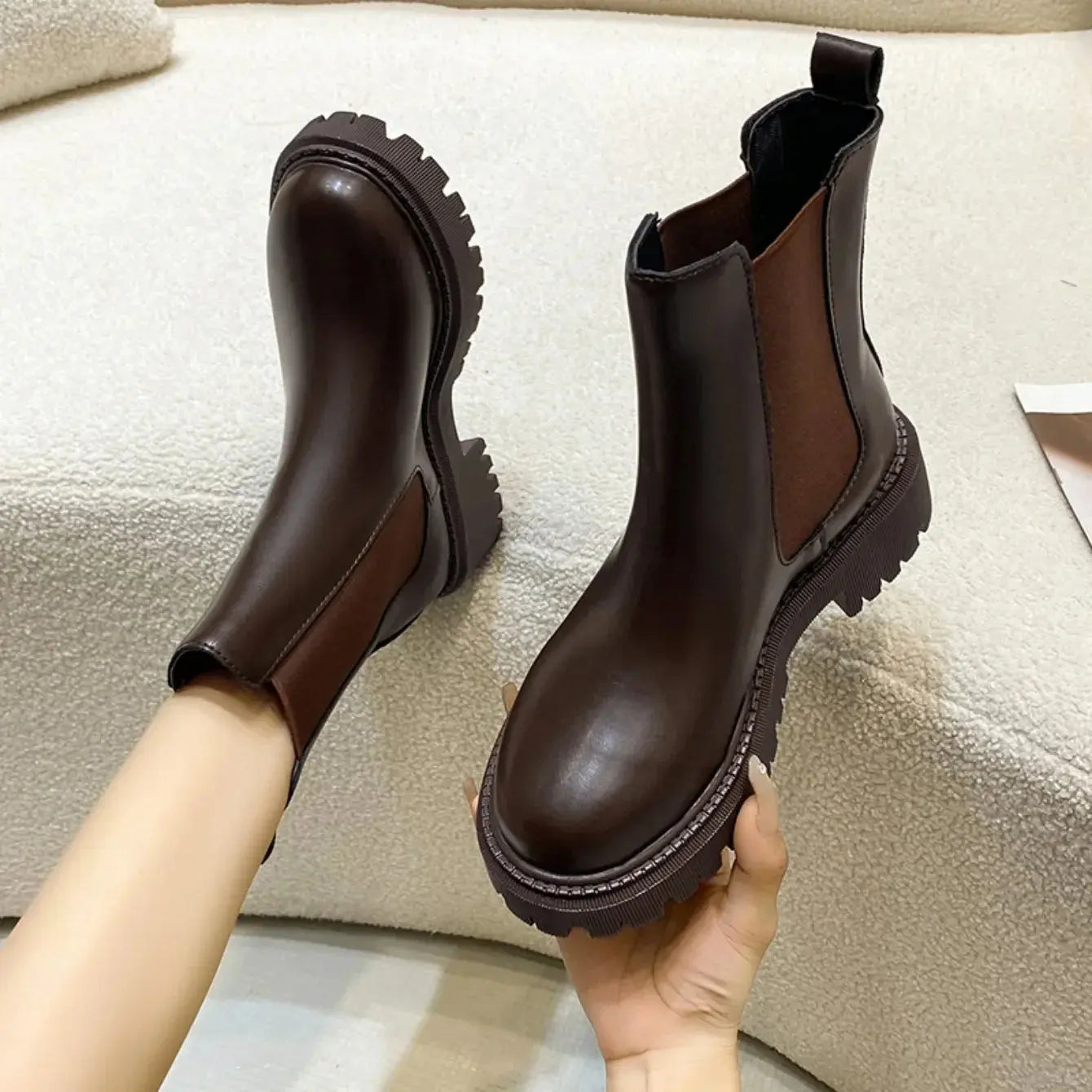 Thick-soled Women Winter Comfortable Shoes Liebe - Making Life Easier