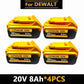 Batteria DEWALT 20v/60V DCB606 DCB609 DCB182 DCB205 DCB206 DCB209 utensile elettrico batteria 18V batteria 6AH 9AH.