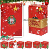 Christmas Gift Box DIY Folding Paper Boxes Money Pop-Up Birthday Wedding Surprise Bounce Box Explosion Red Envelope Gift Box Set HASHTAG