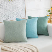 Fodera per cuscino in tinta unita 40X40/45X45 Federa quadrata in lino accogliente per casa, camera da letto, casa, ufficio, 1 pz HASHTAG