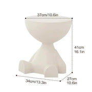 Tavolini creativi Tavolino da caffè a testa piatta Tavolino decorativo per divano per soggiorno Mini tavolo tavolino Comodino HASHTAG