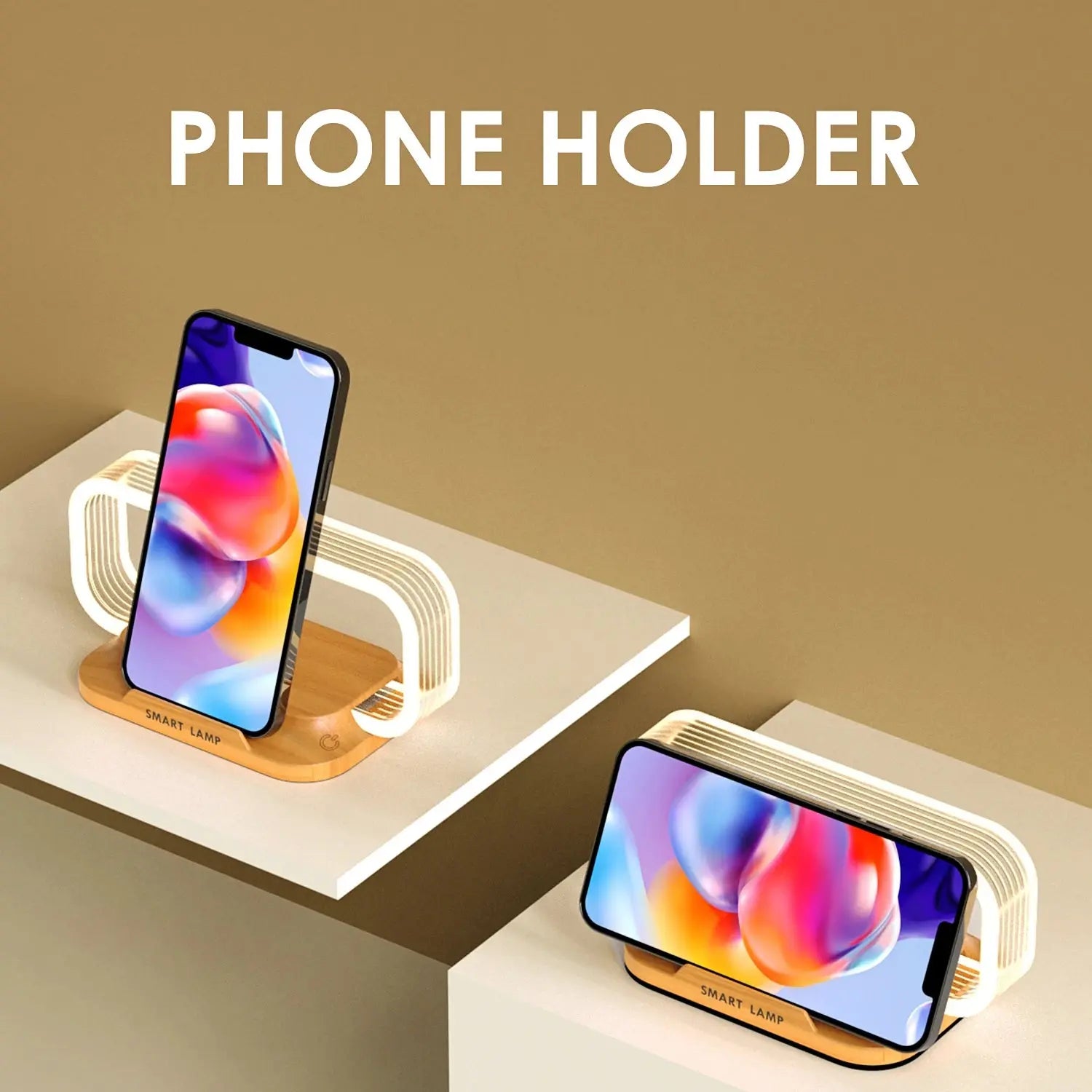 lampada da comodino USB caricatore wireless dimmerabile piccola luce notturna con caricatore wireless veloce - My Hashtag Shop