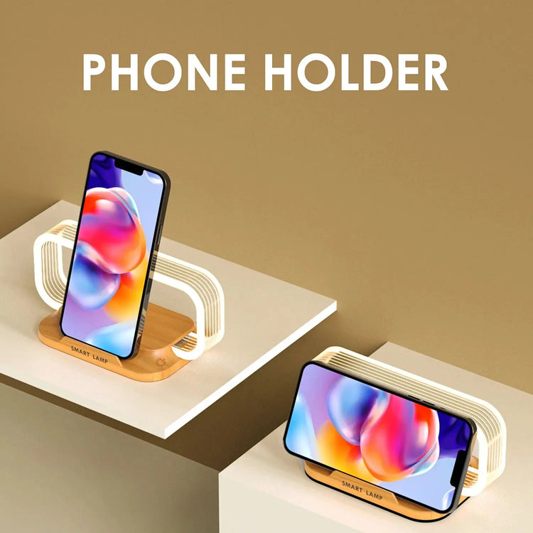 lampada da comodino USB caricatore wireless dimmerabile piccola luce notturna con caricatore wireless veloce - My Hashtag Shop