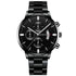 Orologio da uomo in acciaio inossidabile alla moda Orologio da polso al quarzo con calendario di lusso Orologi da uomo d&