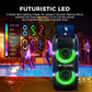 W-KING T12 Tragbare Bluetooth-sprecher-Box con suono MAX Pro da 370 W, Lichtshow, CSB, Bass Boost, Rollen e Teleskopgriff - My Hashtag Shop