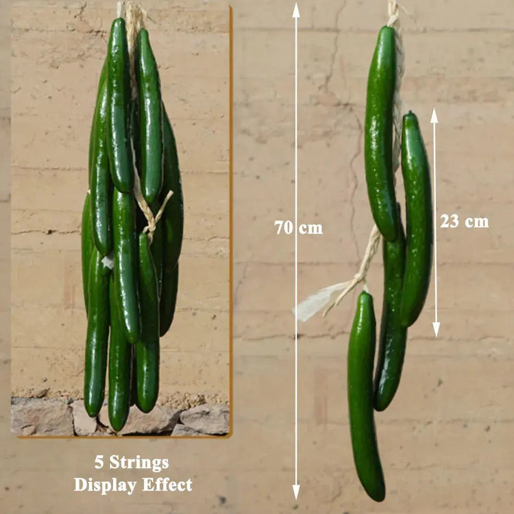 Artificial strings model assorted vegetables and fruits. Liebe - Making Life Easier