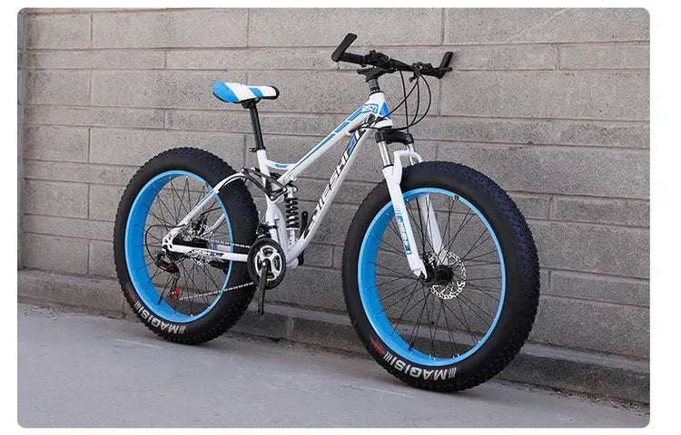 Mountain bike per adulti fuoristrada Beach4.0Pneumatico grande Doppia assorbimento degli urti Bicicletta a velocità variabile per studenti e studentesse - My Hashtag Shop