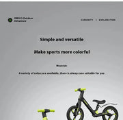 Bicicletta da 12 pollici per bambini senza pedali1-6 anni Bicicletta per ragazzi e ragazze che cammina Apprendimento Balance Bike HASHTAG