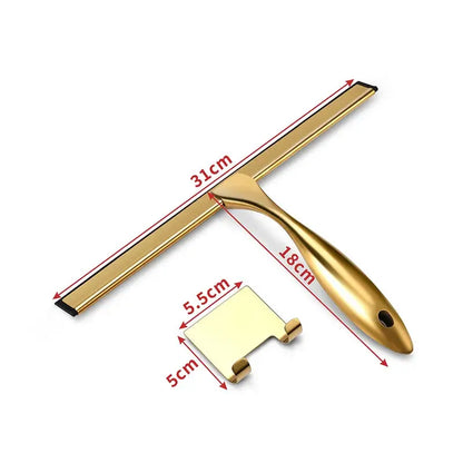 Stainless Steel Squeegee with hook for Bathroom Shower Doors Mirrors. - HASHTAG