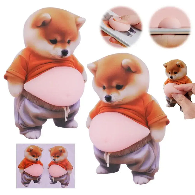 Adesivi 3D a Forma di Cucciolo con Pancia Gonfia, Adesivi Morbidi 3D a Forma di Gatto per Cover di Telefoni, Quaderni, Scrapbooking e Decorazioni Fai-da-Te - My Hashtag Shop
