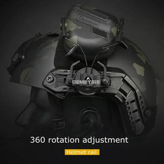 Tactical Helmet Accessories Airsoft Headset Mount Fast Helmets Rail Adapter Set Adjustable Rail Suspension Bracket HASHTAG