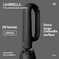 Ombrello da uomo completamente automatico con design ad anello e fibbia a 20 costole, pieghevole, extra large, resistente, doppio ombrellone da DONNA