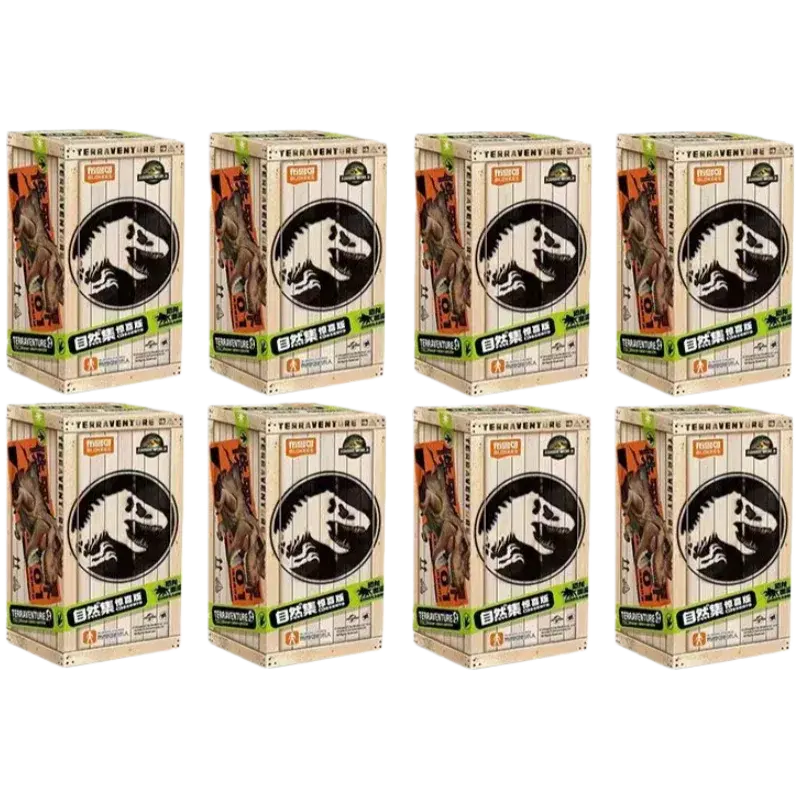 BLOKEES Building Block Man Set naturale -Jurassic Periodo Mondo Dinosauro Dinosauro Modello di assemblaggio Scatola cieca Giocattolo Regali per bambini - My Hashtag Shop