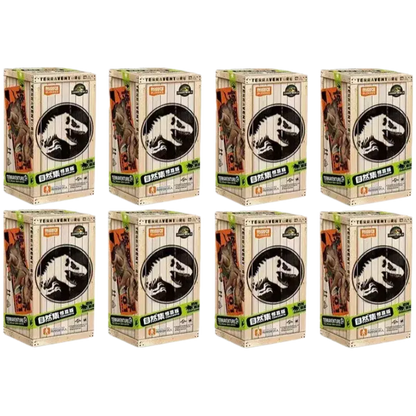 BLOKEES Building Block Man Set naturale -Jurassic Periodo Mondo Dinosauro Dinosauro Modello di assemblaggio Scatola cieca Giocattolo Regali per bambini - My Hashtag Shop