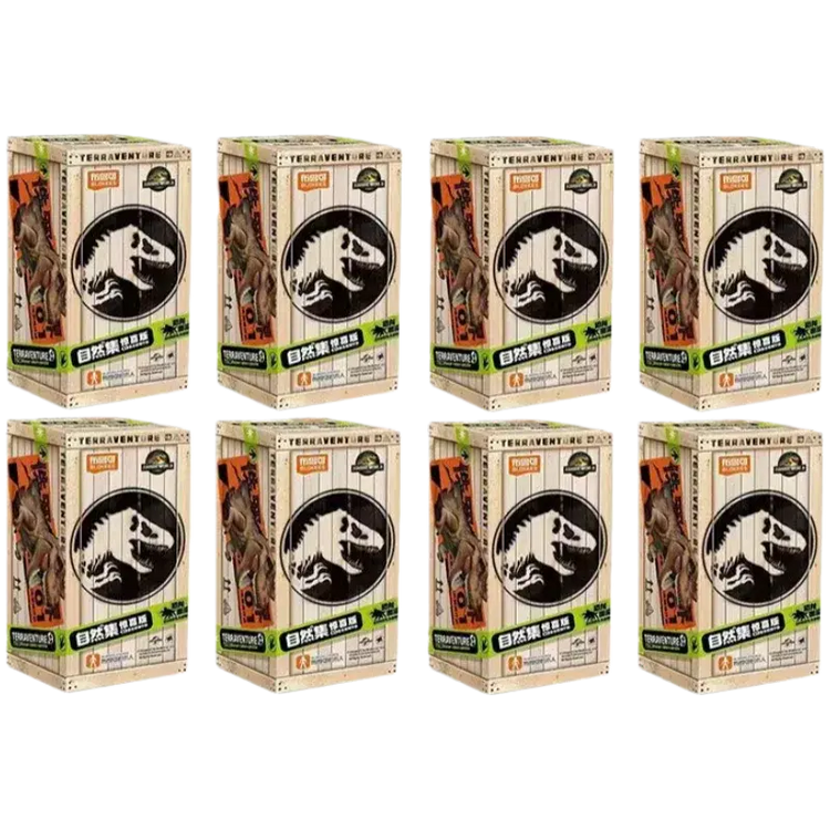 BLOKEES Building Block Man Set naturale -Jurassic Periodo Mondo Dinosauro Dinosauro Modello di assemblaggio Scatola cieca Giocattolo Regali per bambini - My Hashtag Shop