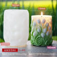Silicone Mold Flower Lavender Gypsum Cylindrical Candle Making Liebe - Making Life Easier
