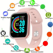 Smartwatch Uomo Donna Orologi da polso Smart Watch Messaggio Fitness Monitor Bracciale Regalo di compleanno Orologio elettronico per Android IOS HASHTAG
