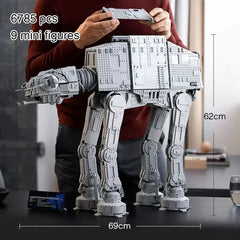 Christmas Gift 6785PCS Large AT-AT Suitable for 75313 Building Blocks Model Birthday Gift Toys In Stock HASHTAG