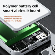 Powerbank 20000mAh Power Bank per telefono Caricatore portatile 5V 2A Batteria a ricarica rapida per riscaldamento Gilet Giacca Sciarpa Calzini Guanti HASHTAG