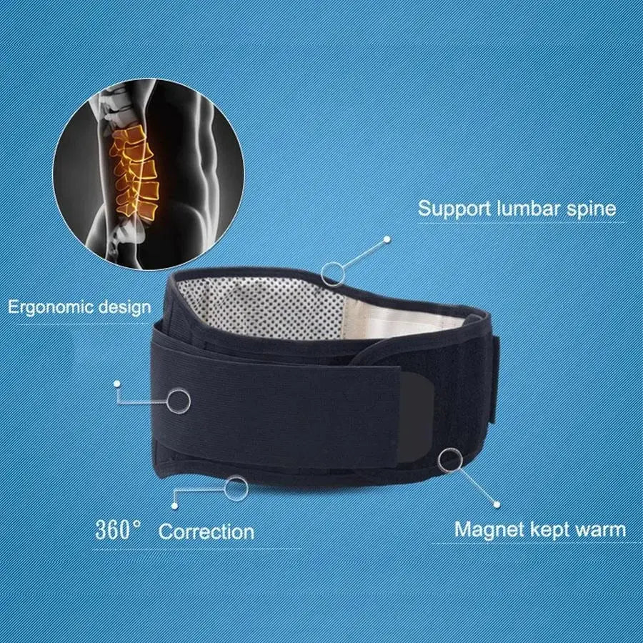 Cintura di supporto per la vita posteriore Fascia per massaggio con tutore lombare Assistenza sanitaria - My Hashtag Shop