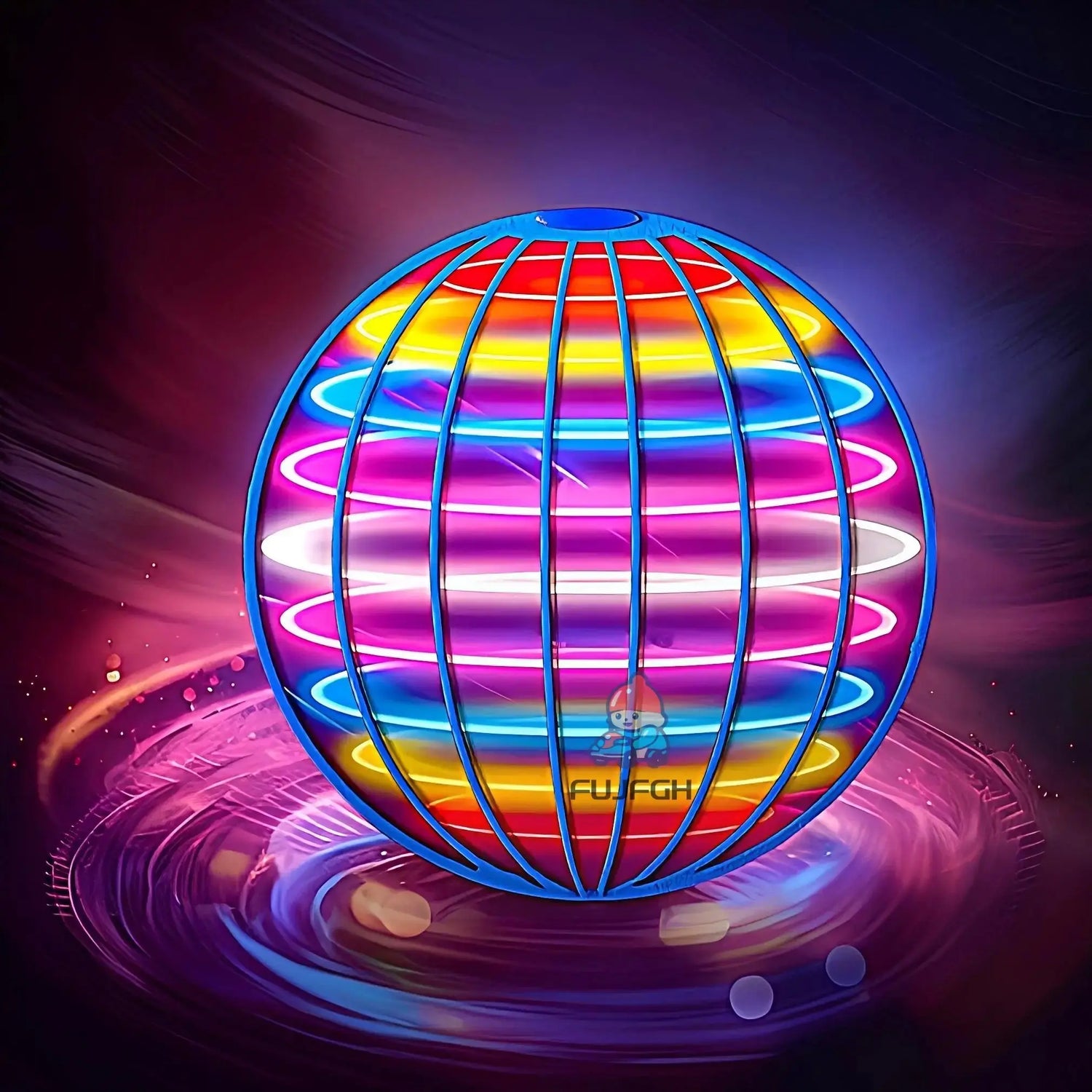 Palla volante Sospensione Colore LED Palla Boomerang automatica Tecnologia nera Palla magica Giocattoli volanti Giroscopico anti-gravità per bambini - My Hashtag Shop