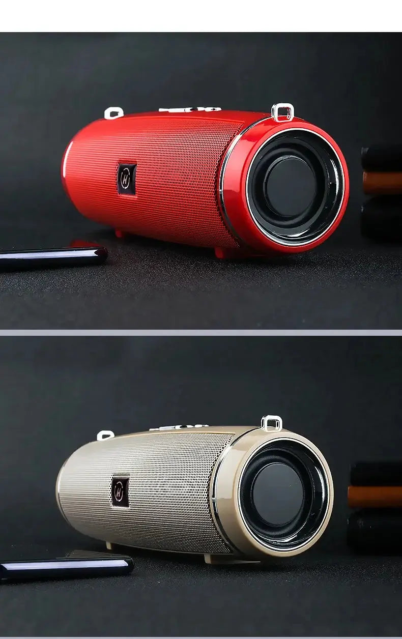Altoparlante Bluetooth portatile con potenza di picco da 200 W IPX7 Impermeabile esterno HIFI Pilastro Subwoofer Stereo Soundbox Radio FM TF Boom Box - My Hashtag Shop