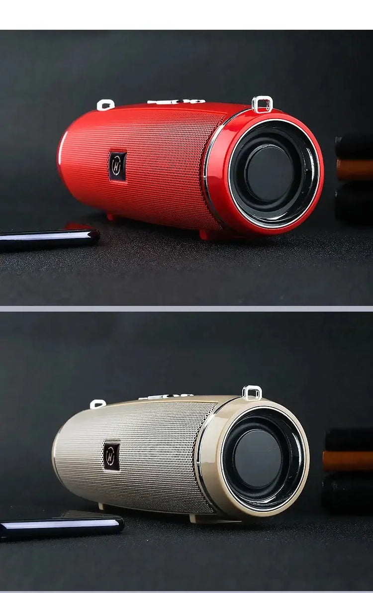 Altoparlante Bluetooth portatile con potenza di picco da 200 W IPX7 Impermeabile esterno HIFI Pilastro Subwoofer Stereo Soundbox Radio FM TF Boom Box - My Hashtag Shop