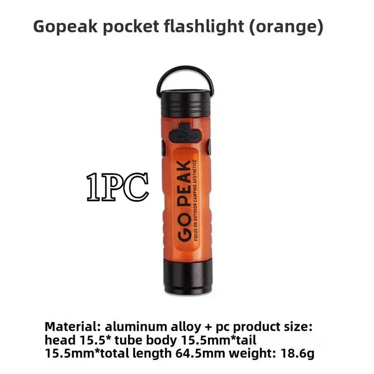 Mini Torcia Elettrica Chiave Esterna Clip Cap Ambient Led Lunga Resistenza Disastro Sollievo Emergenza 5050 Piccola Luce - My Hashtag Shop