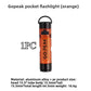 Mini Torcia Elettrica Chiave Esterna Clip Cap Ambient Led Lunga Resistenza Disastro Sollievo Emergenza 5050 Piccola Luce - My Hashtag Shop