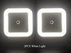 1-4pcs LED Wireless Sensor Night Light EU US Plug Mini Square Night AliExpress