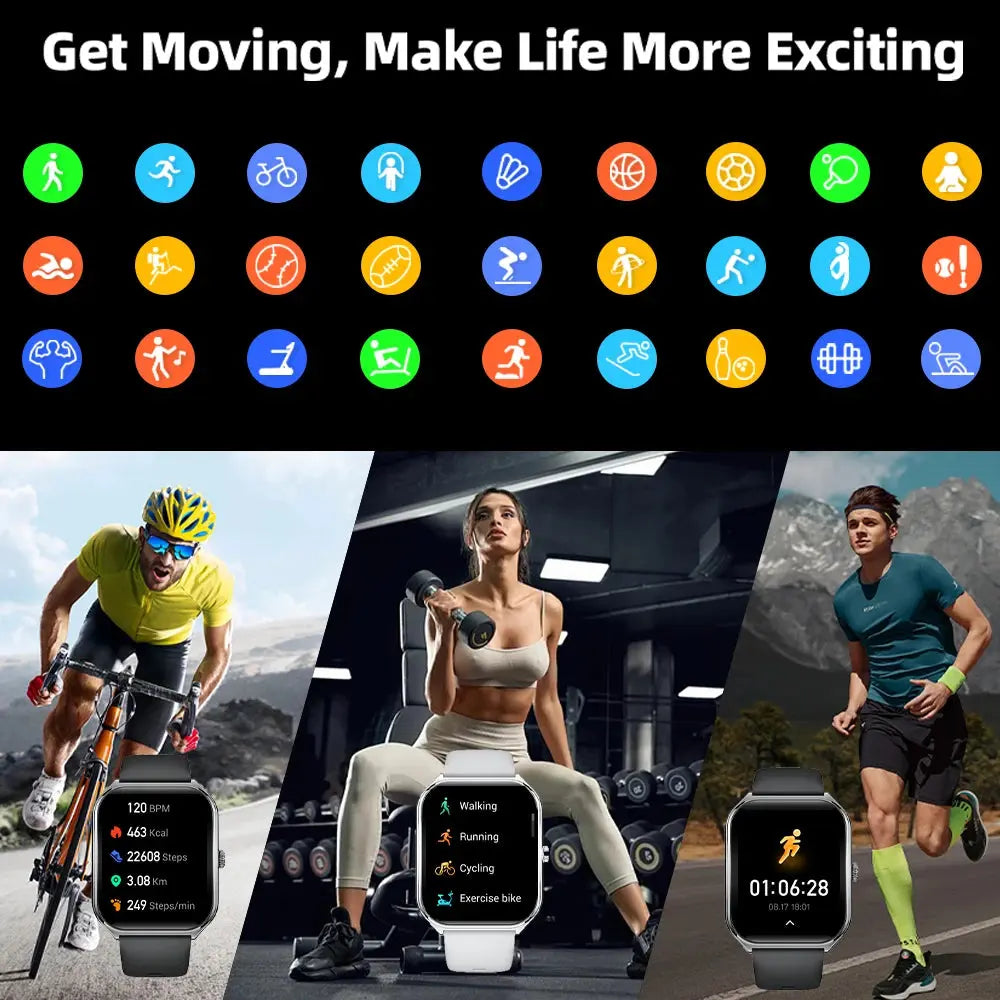 Nuovo Ultra Sottile smartwatch  "AMOLED 360*360 HD Pixel Display Always Show Time Promemoria Chiamata Smartwatch Delle Signore Per huawei - My Hashtag Shop