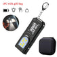 Potente mini torcia portachiavi LED COB USB C ricaricabile lampada da lavoro sospesa portachiavi impermeabile lampada da tasca da campeggio - My Hashtag Shop