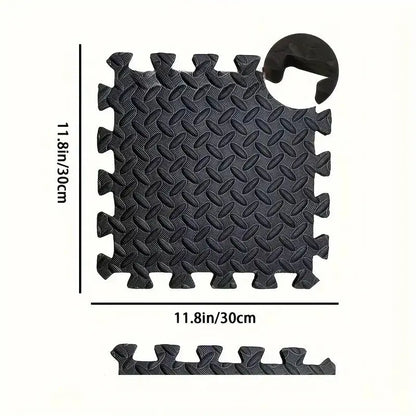30x30 cm 16 pezzi tappetino yoga ad incastro palestra di casa e attrezzature yoga tappetino protettivo schiuma EVA pavimento antiscivolo fitness indoor - My Hashtag Shop