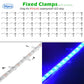 Connettore per luci a nastro RGB a 4 pin per IP20 IP65 5050 3528 Connettori per strisce luminose a filo da 10 mm Morsetto di fissaggio Collegamento rapido
